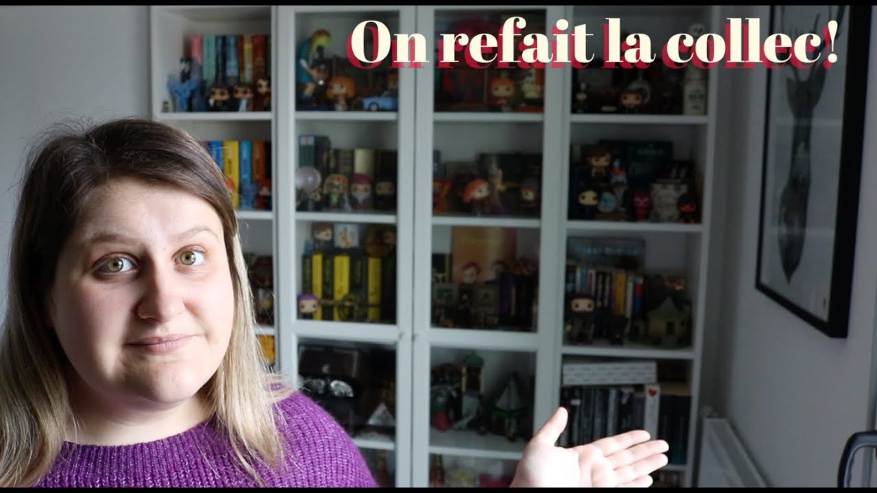 Je range ma collection Harry Potter!