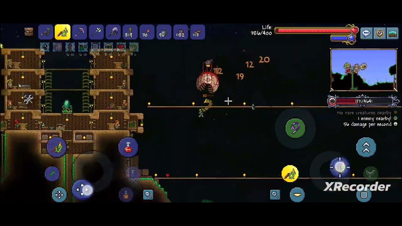 Terraria-eye of Cthulhu master mode.