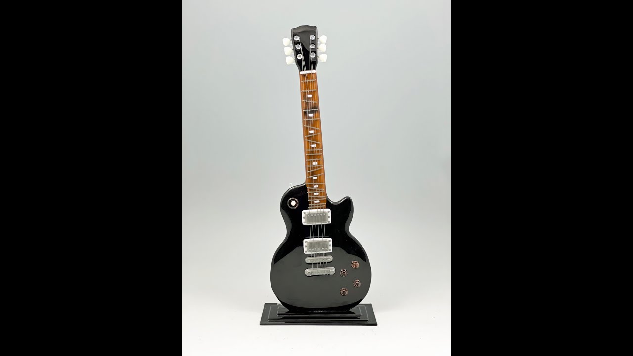 Making a Glass Gibson Les Paul Guitar Sculpture