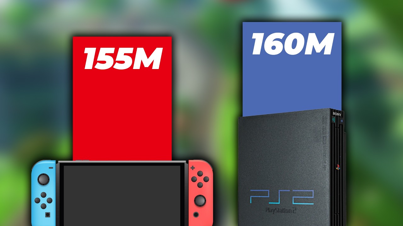 Die Switch ist nun Nintendos erfolgreichste Konsole - aber noch hinter der PlayStation 2