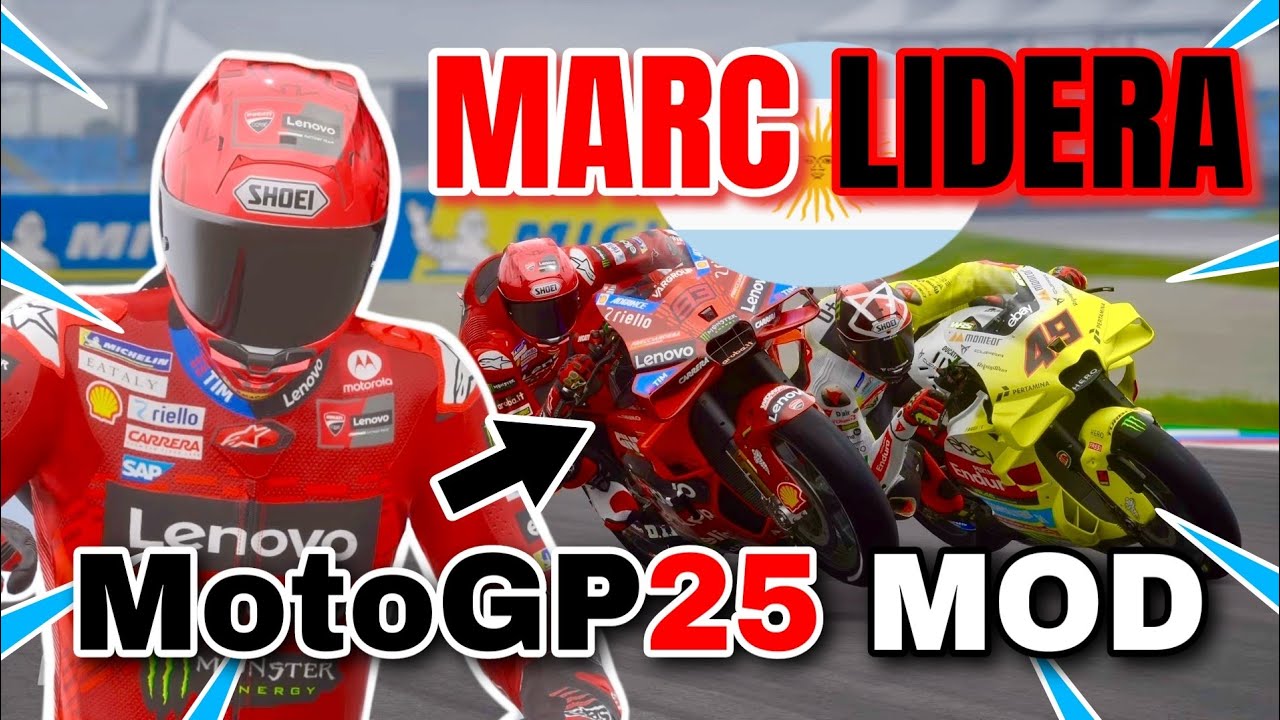 🔴MARC MÁRQUEZ LIDERA los LIBRES del GP ARGENTINA | MOTOGP 25 MOD🔴