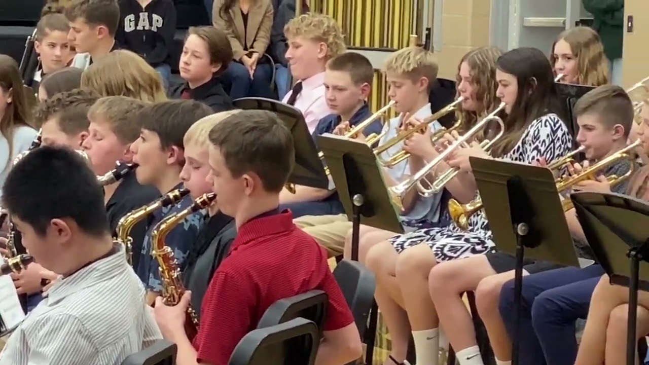 Performing at Band Concert 