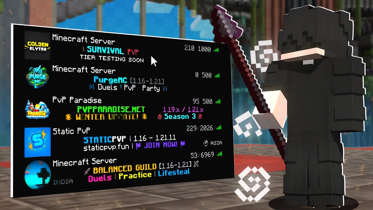 Best Cracked Minecraft PvP Servers In 2026!