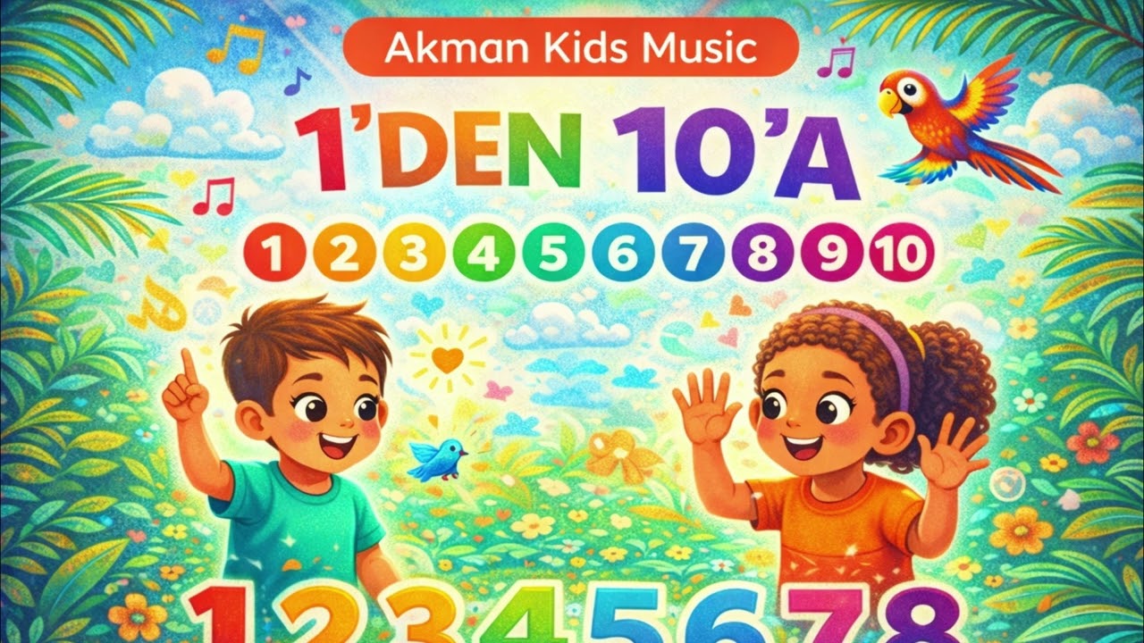 1’den 10’a Sayalım | Eğitici Sayı Şarkısı | Okul Öncesi | Akman Kids Music