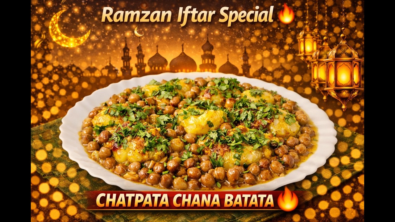 Street Style Chana Batata Chaat Recipe | Ramzan Iftar Special