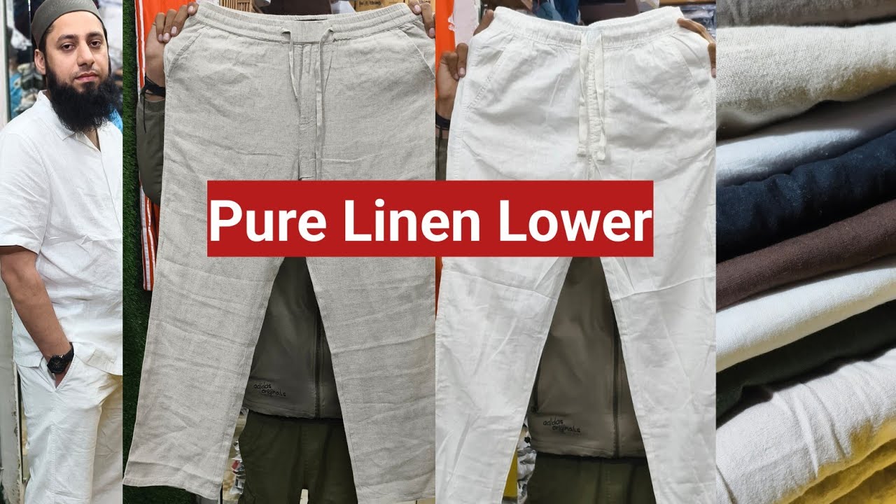 Pure Linen Lower for Men | Summer Comfortable Linen Pants | Premium Quality 2026