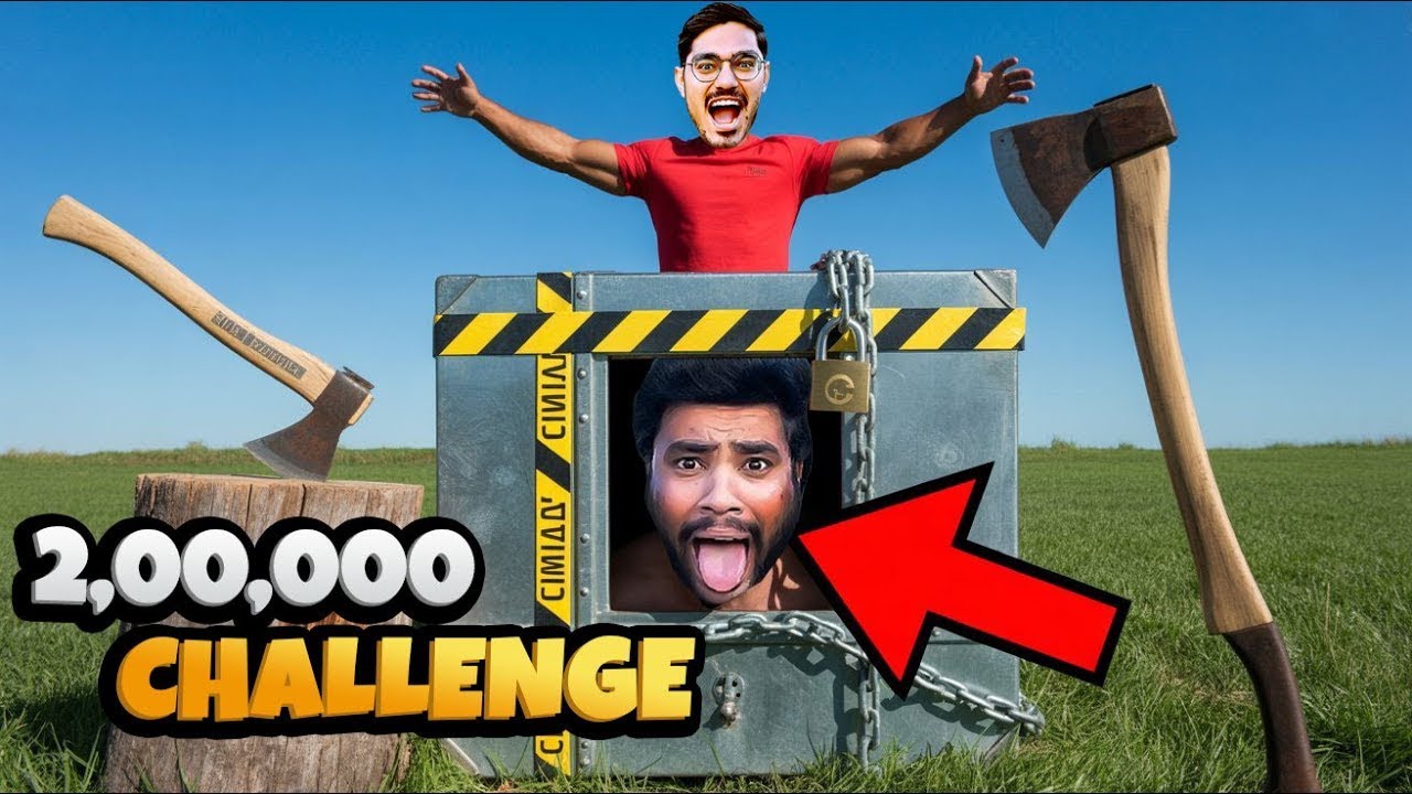 Break The Armoured Box Challenge & Win ₹100000 This box is almost impossible to open.