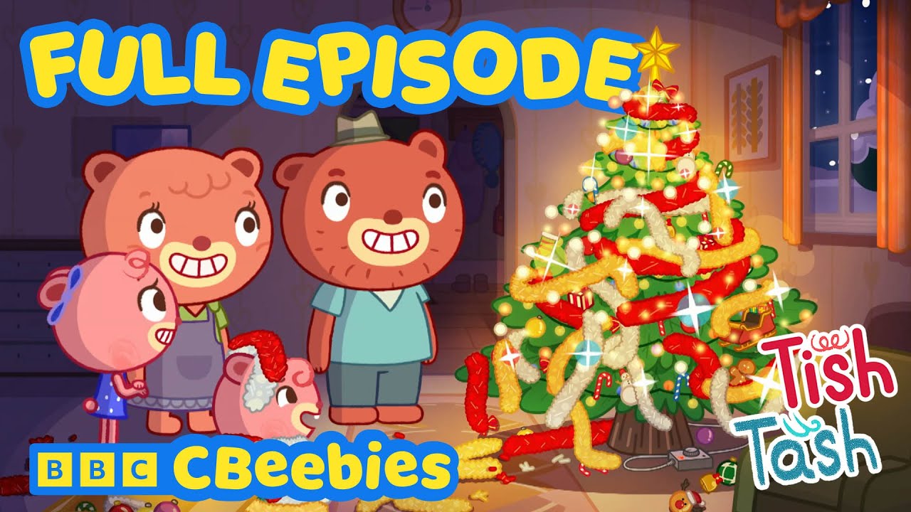 Christmas Tree 🎁 | Tish Tash Full Episode | Christmas Fun and Family Time | CBeebies