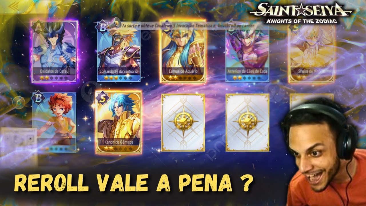 Como Fazer REROLL - Vale a Pena Fazer no Servidor 142 em pleno 2025 ? Saint Seiya AWAKENING