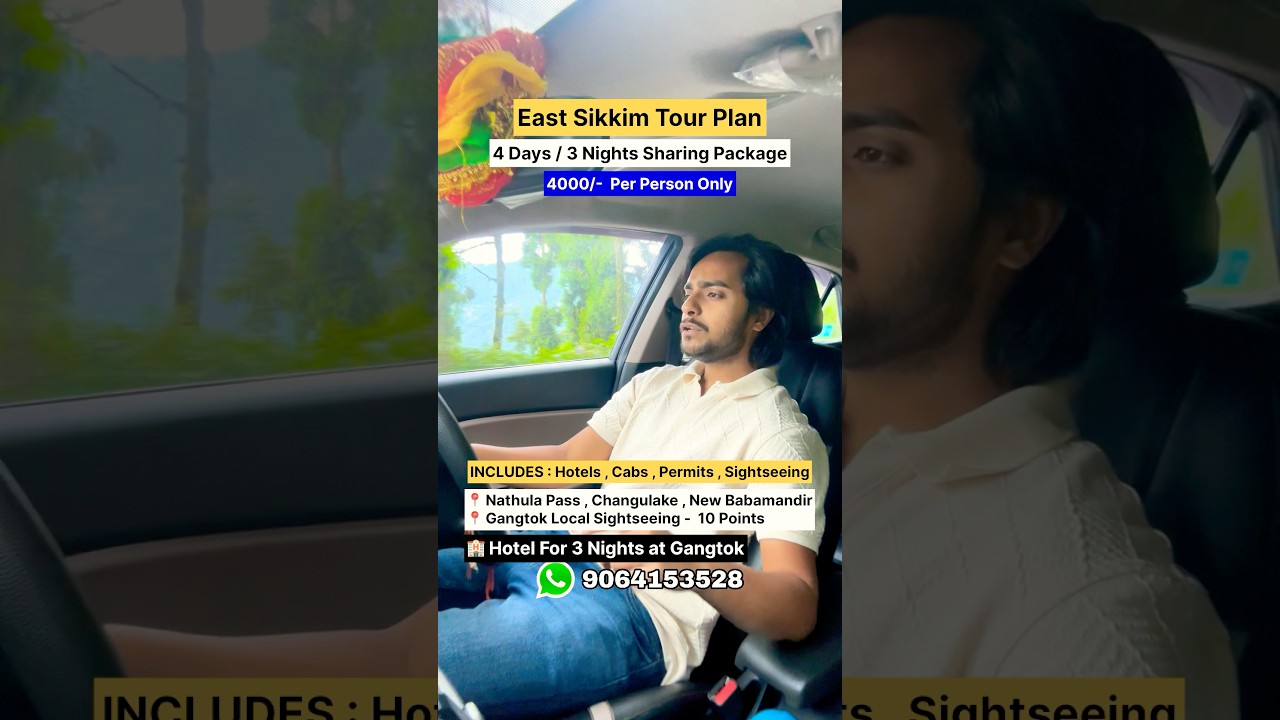 Sikkim Tour Package In August 2025 | Nathula Pass Sharing cab 