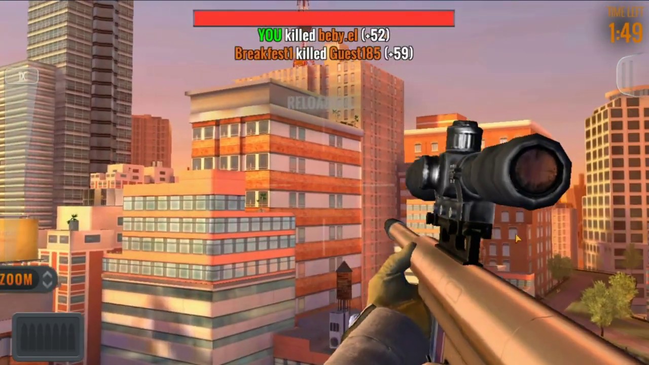Mouggier plays Sniper 3D Assassin (PVP 9)