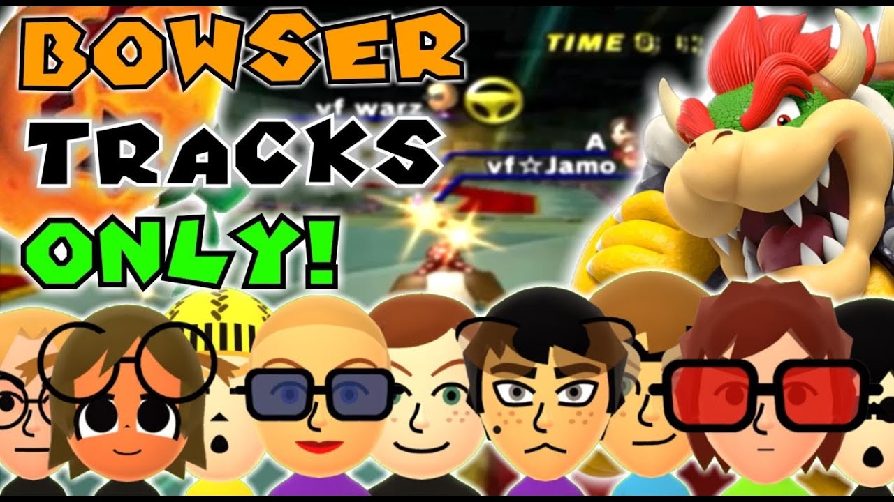 Bowser Tracks Only Mogi WITH Call MKW (Mario Kart Wii FFA Halloween Mogi Moments)