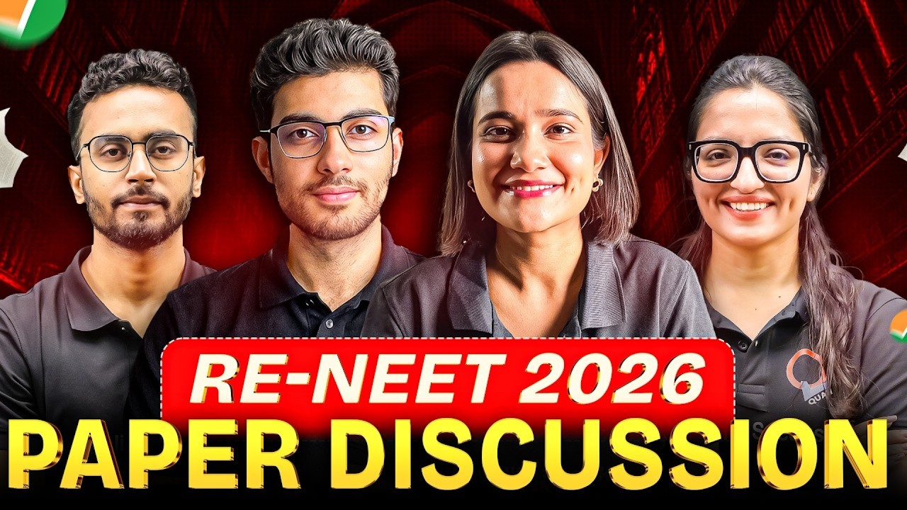 RE-NEET 2026 Solutions & Paper Discussion | Quality speaks