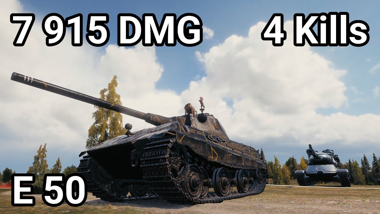 E 50 - 7 915 damage / 4 kill / 2 330 blocked / 150 assist