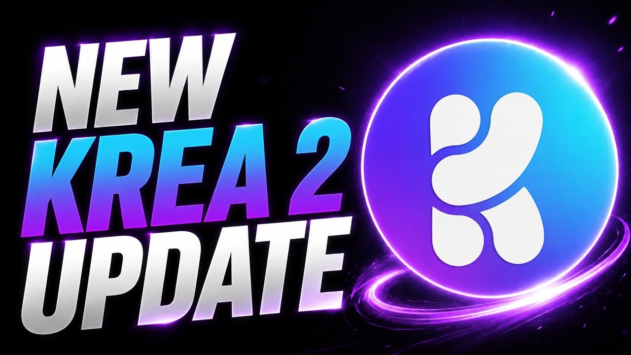 Новое обновление Krea 2 &mdash; просто БЕЗУМНОЕ! 🤯