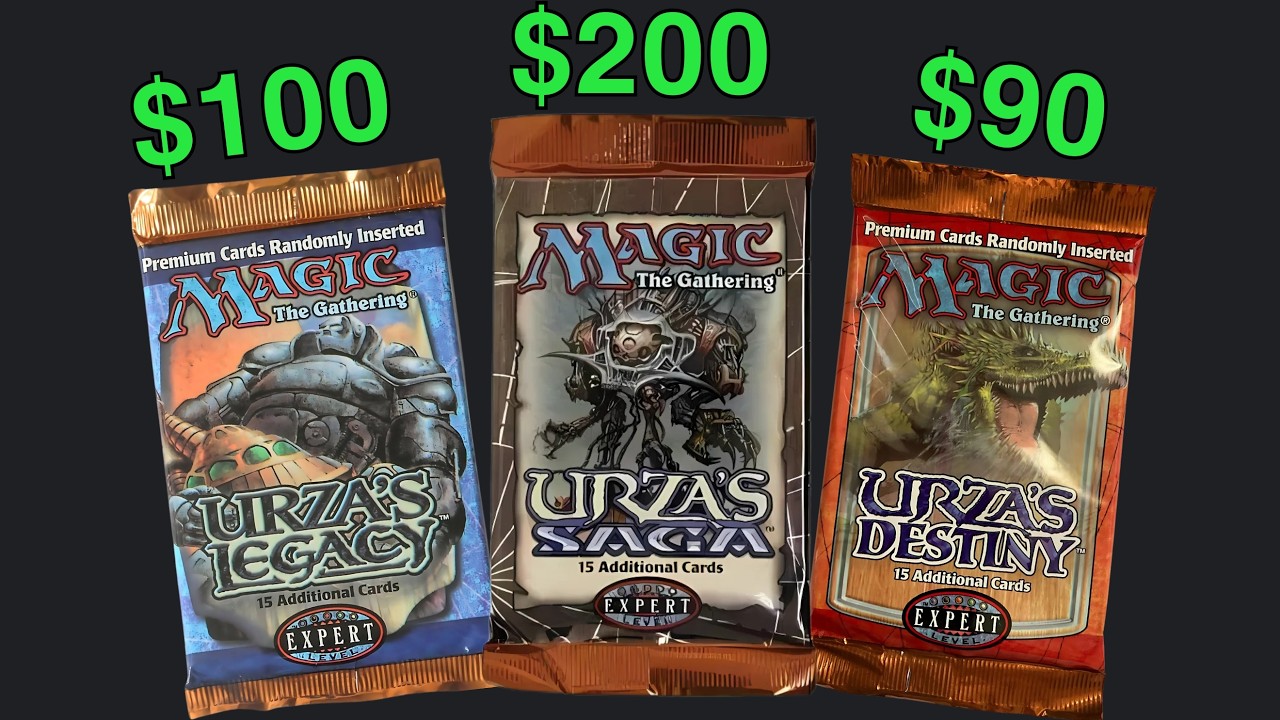 Opening the Urza's Block from 1998 - Magic The Gathering