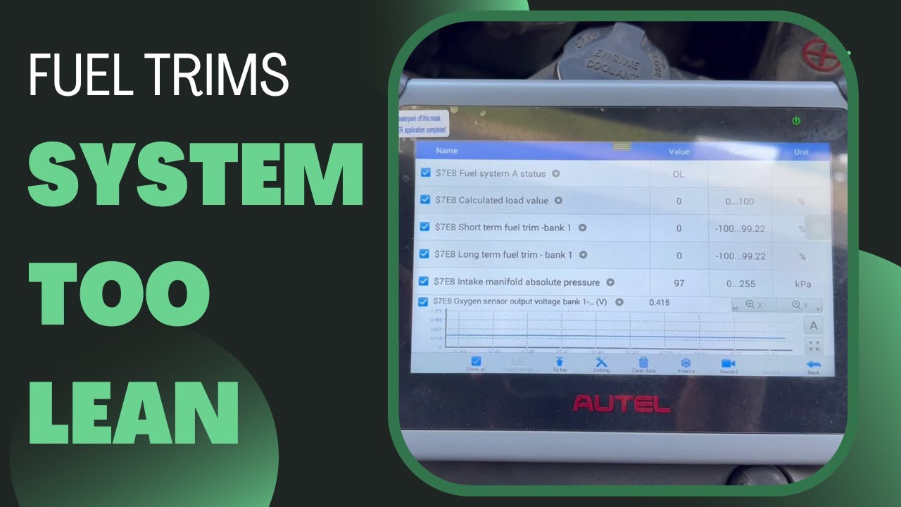 System Lean Fault - Fuel Trims Diagnosis