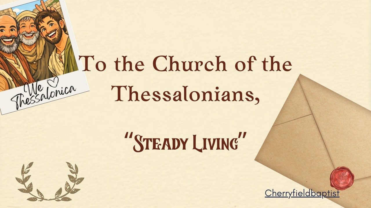 Thessalonians - Steady Living