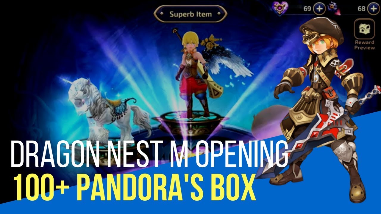 Dragon Nest M - Opening 100+ Pandora's Box
