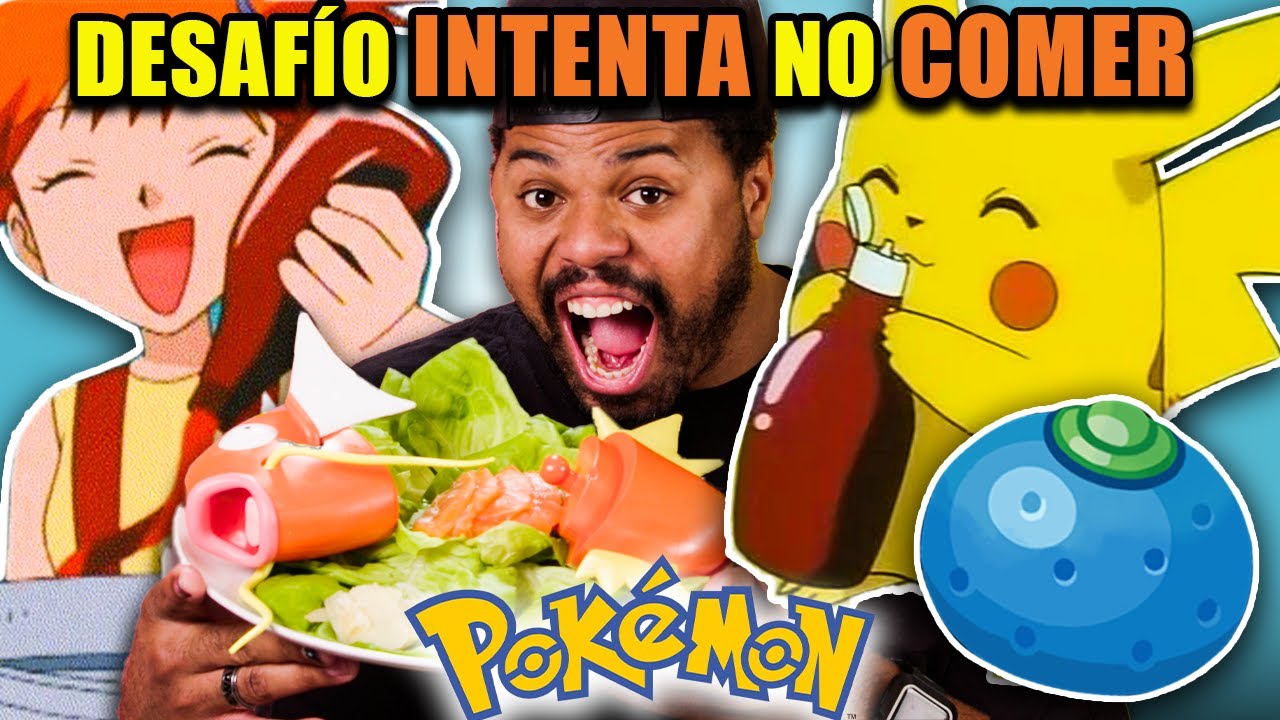 Trata De No Comer: Pokemon | People Vs Food En Español