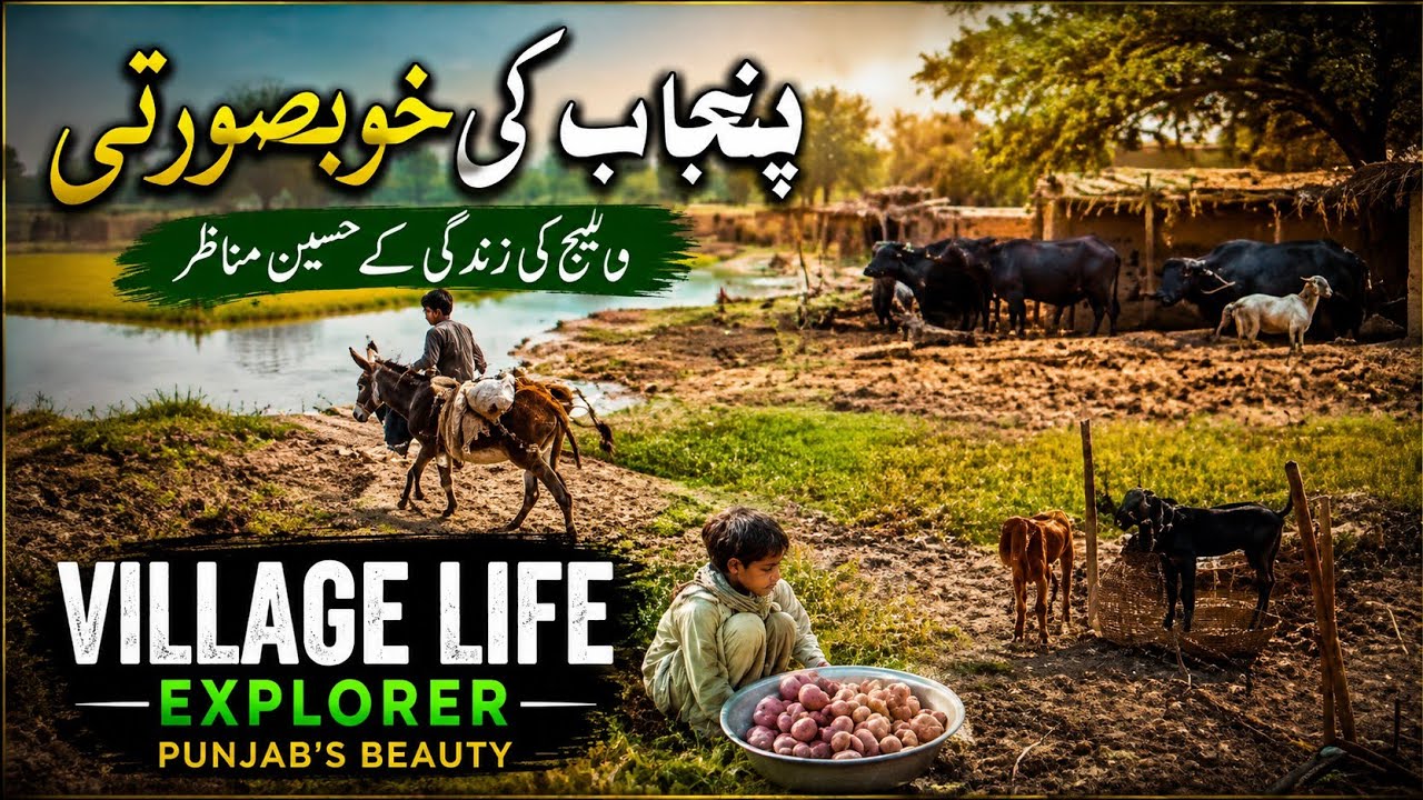 Life in a village cinematic video