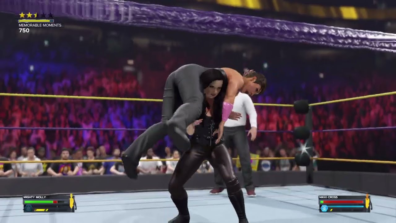 WWE 2K24 FWA Mighty Molly vs Nikki Cross