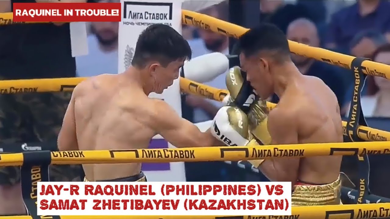 RAQUINEL IN TROUBLE! JAY-R RAQUINEL (PHILIPPINES) VS SAMAT ZHETIBAYEV (KAZAKHSTAN) 