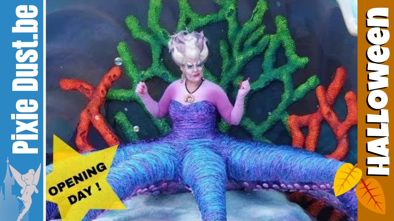 🎃(Full Show) Are You Brave Enough? with Ursula and other Villains in Disneyland Paris 2019