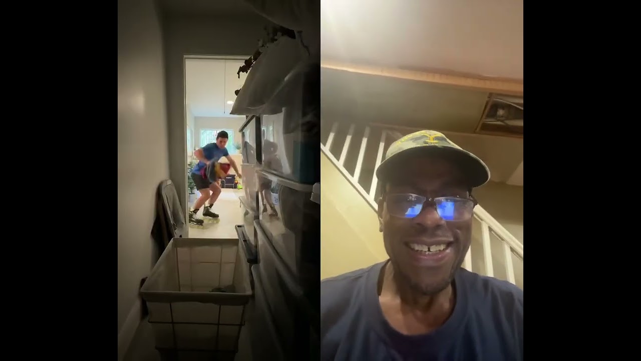 Clean up before mom get in the house # trouble child #house cleaning shorts #duet # collab