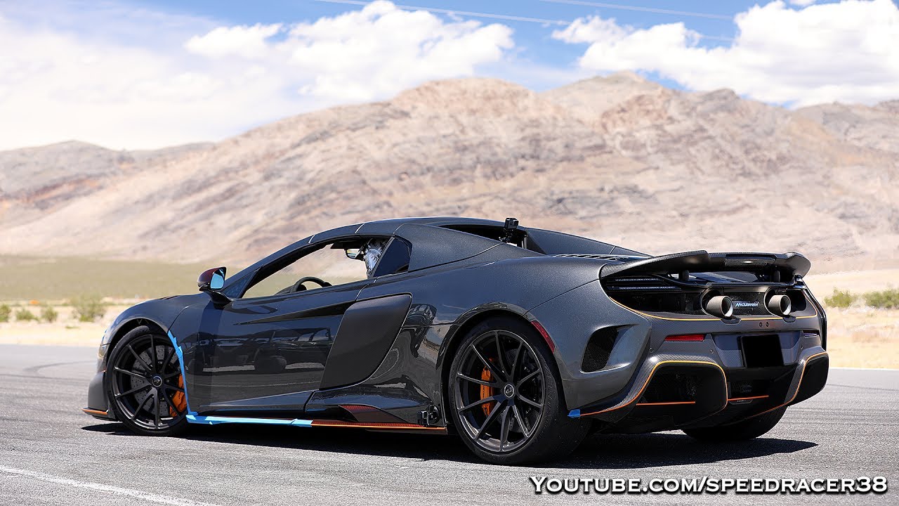 McLaren 675LT Spider at Spring Mountain