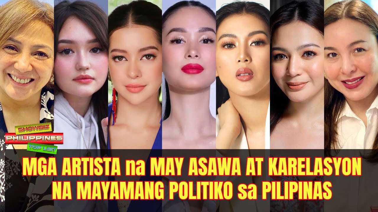 Mga Artista Na May ASAWA na MAYAMANG POLITIKO at KARELASYON Din Ngayon!