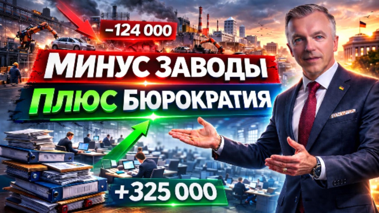 325 000 новых «бумажных» сотрудников в Германии: производство уезжает - бюрократия остаётся