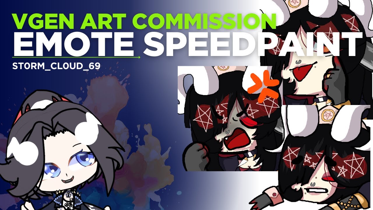 COLORING SPEEDPAINT FOR MY VGEN CLIENT! 🎨