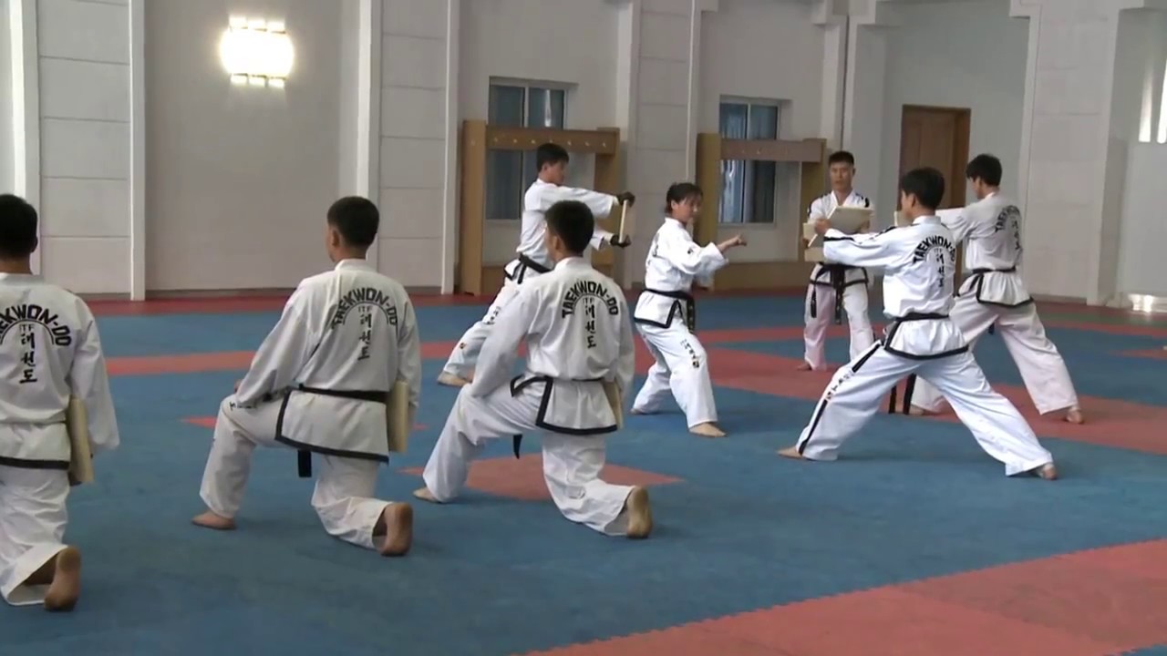 North Korean Taekwondo Practice | 북조선 태권도