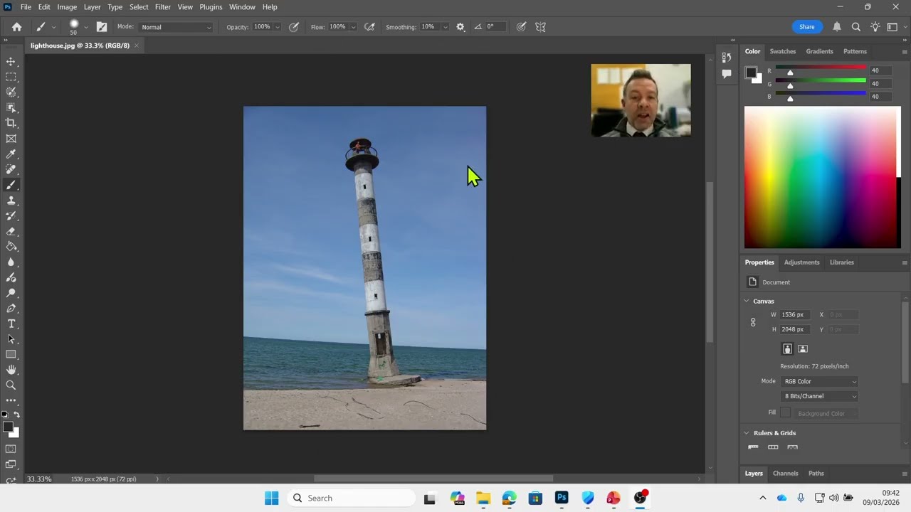 Photoshop Tutorial 1 - The Leaning Lighthouse