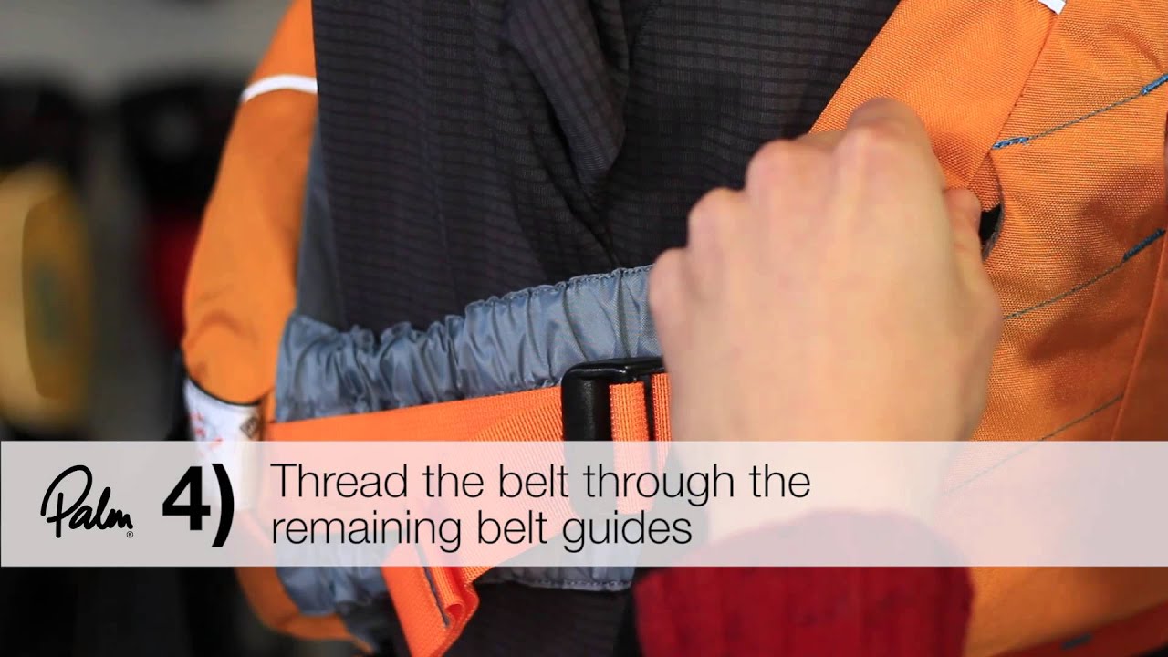 How to re-fit a quick release chest harness