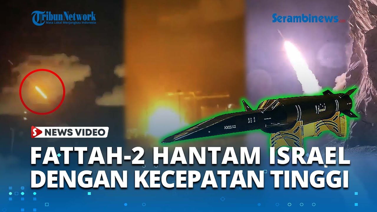 Detik Detik Rudal Balistik Hipersonik Fattah 2 Hantam Israel, Terlalu Cepat untuk Dikejar Arrow