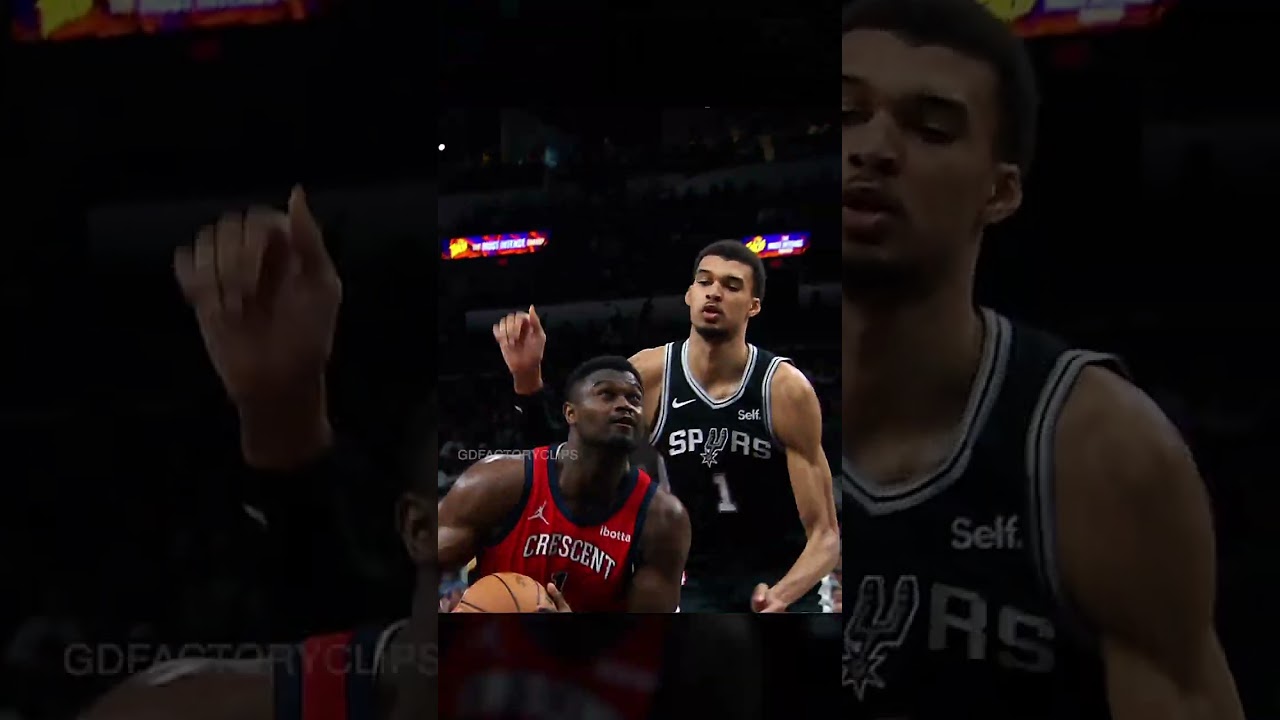 Zion teaches Wemby a lesson 😳