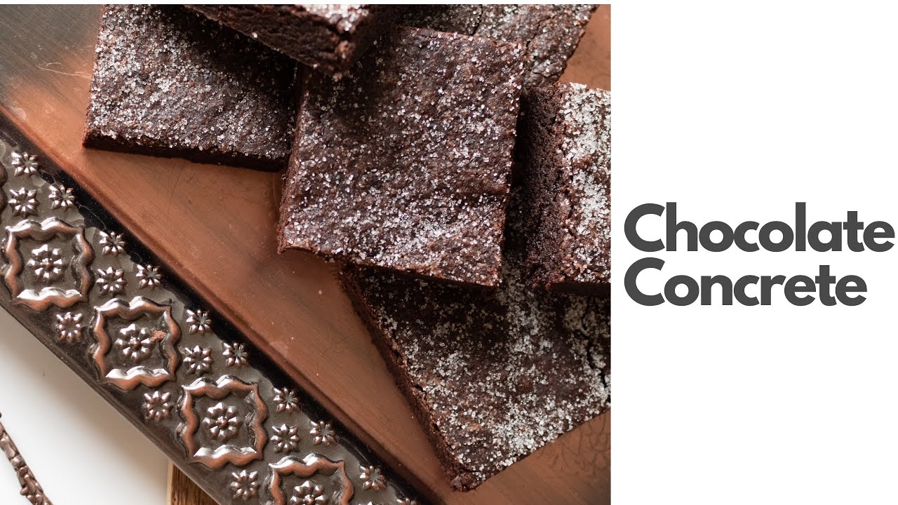 Chocolate Concrete Recipe - How To Make Chocolate Concrete (Like School)