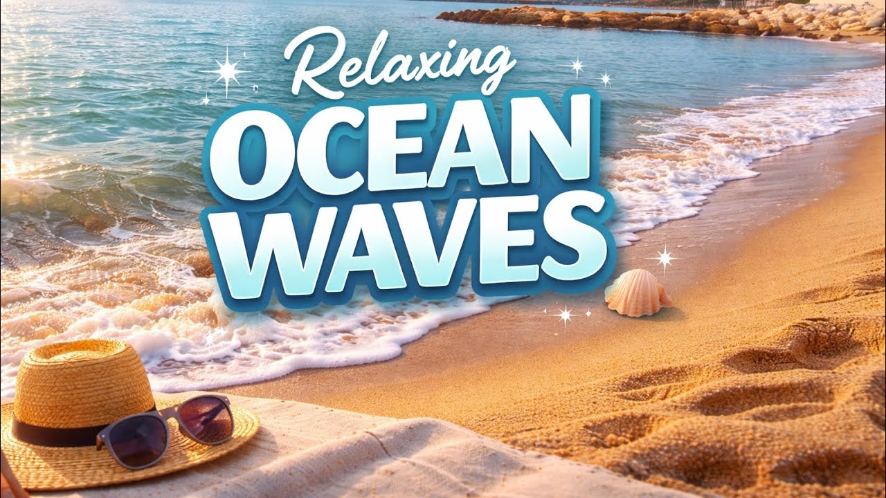 Real Ocean Waves in Cannes | Relaxing Sea Sounds for Stress Relief & Sleep
