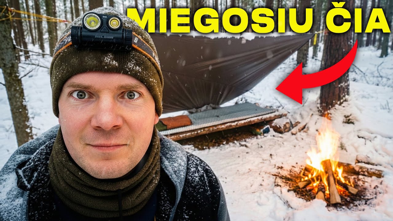 24H Gyvenu Miške Be Miegmaišio
