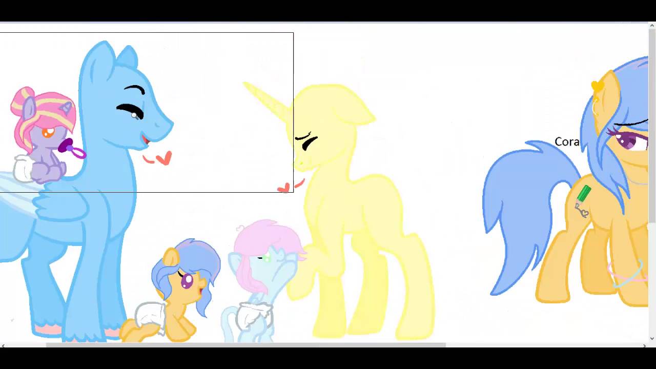 MLP  Speedpaint - My Family Cora