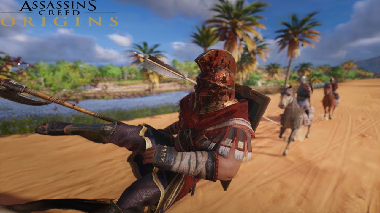 Assassin's Creed Origins: Epic Brutal Headshot Rampage Gameplay - Compilation Vol.18