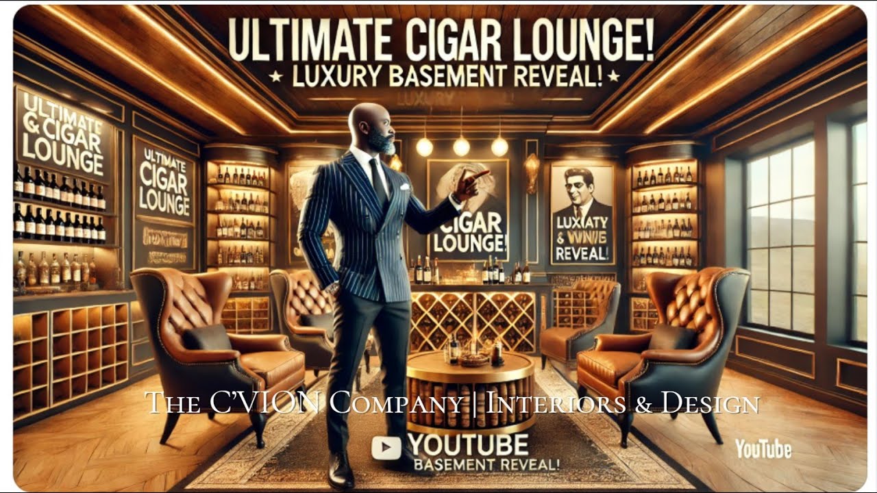 🔥 The ULTIMATE Cigar & Wine Room – Luxury Basement Design! 🍷💨