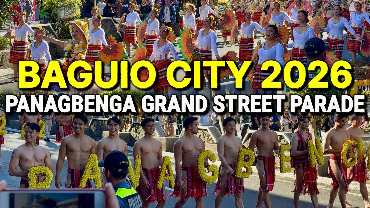 Baguio City Philippines: PANAGBENGA 2026 GRAND STREET DANCE PARADE! | 4k Full Show Flower Festival