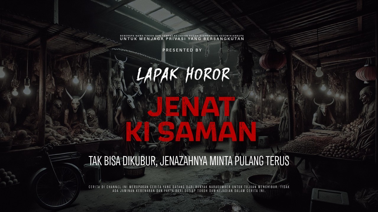 JENAT KI SAMAN - TAK BISA DIKUBUR, JENAZAHNYA MINTA PULANG TERUS | EP418 Lapak Horor