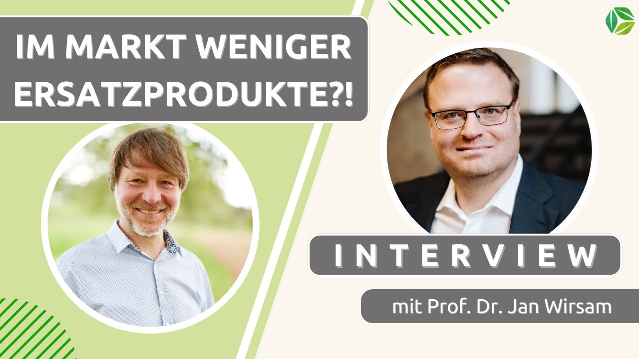 Fleischalternativen-BOOM vorbei? - Zur Marktentwicklung mit Prof. Dr. Jan Wirsam #experteninterview