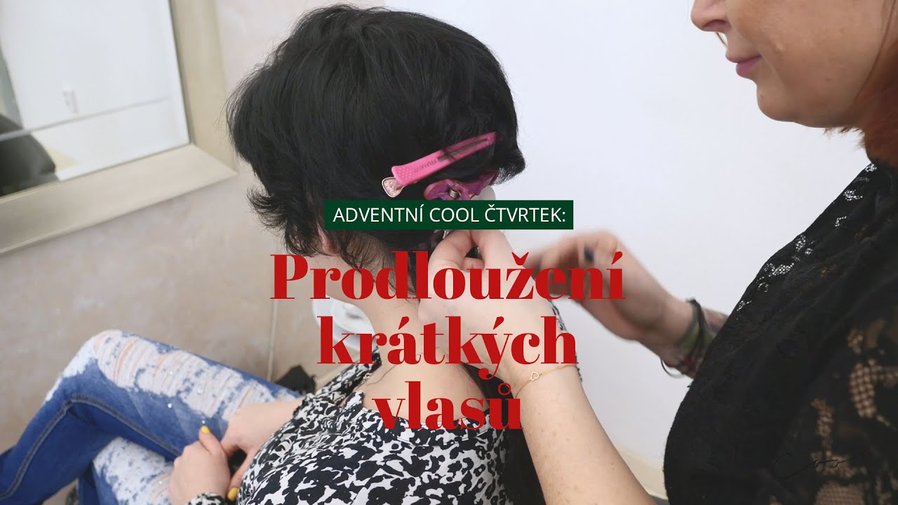 Prodloužení krátkých vlasů