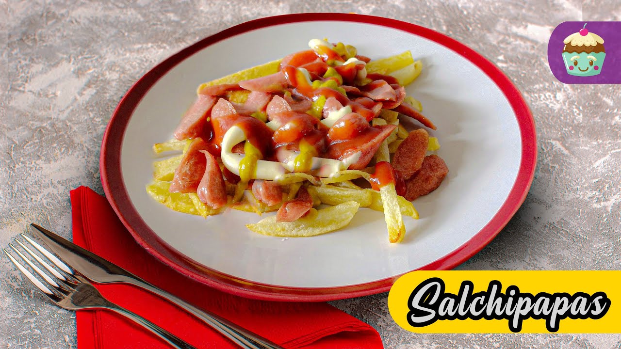 SALCHIPAPAS / Receta con solo 2 ingredientes, rapida y economica
