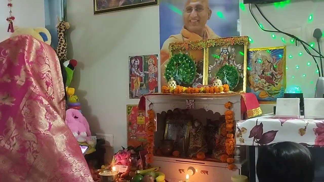 Rishika Enjoying, Diwali Pooja Festival On 20/10/2025